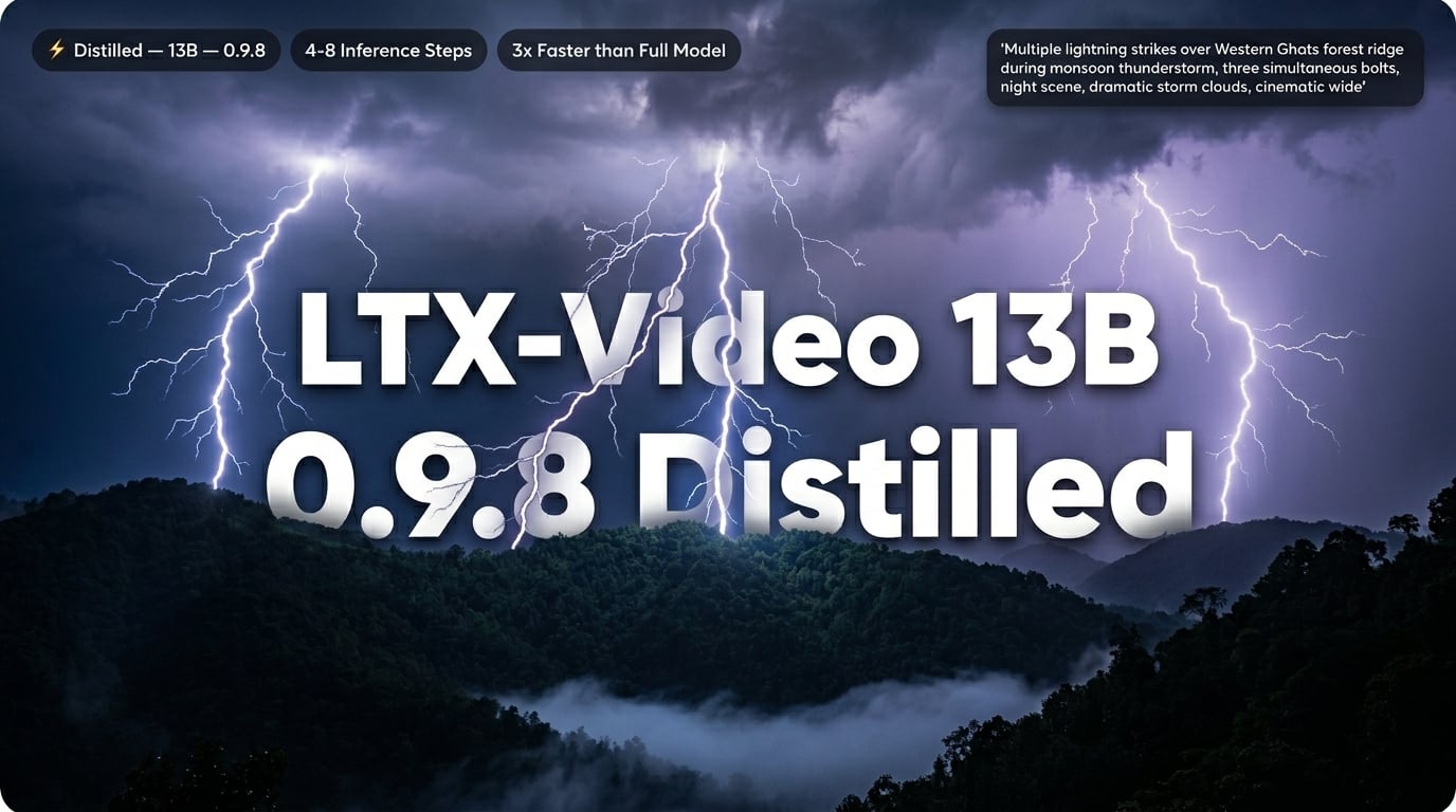 LTX-Video 13B 0.9.8 Distilled