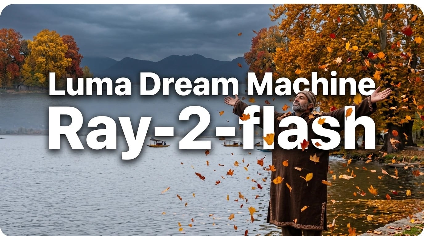 Luma Dream Machine Ray-2-flash