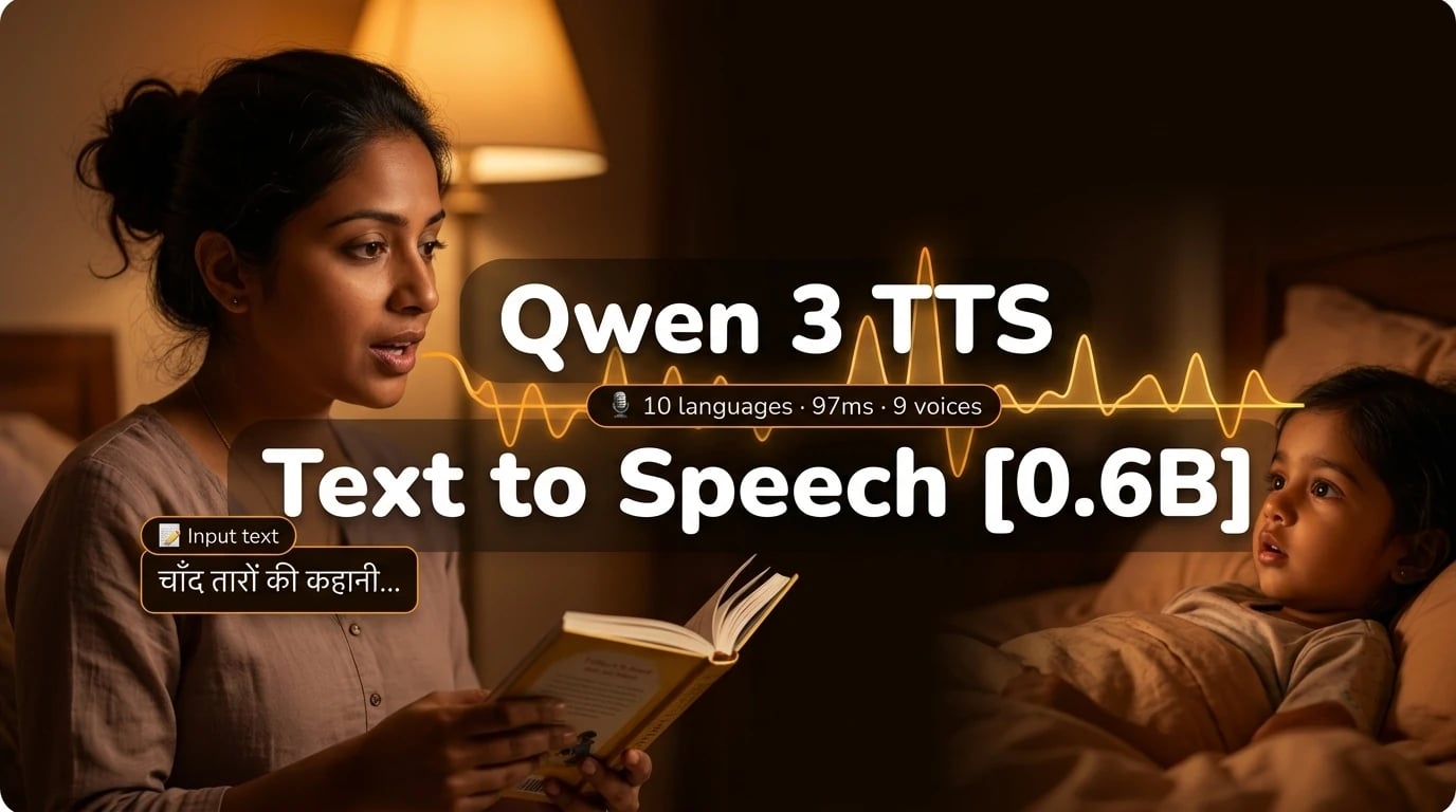 Qwen 3 TTS [0.6B]